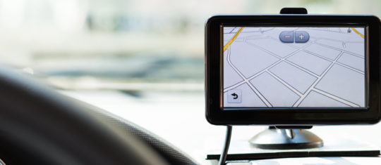 navigation GPS voitures connectées